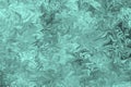 Liquify Abstract Pattern With Mint Green Graphics Color Art Form. Digital Background With Liquifying Flow Royalty Free Stock Photo