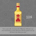 Liquor alcohol beverage card