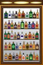 Liquor Bottles Royalty Free Stock Photo