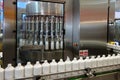Liquor filling machine Royalty Free Stock Photo