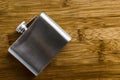 Liquor flask made of metal