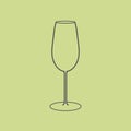 Liquor glass icon