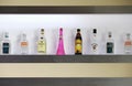 Liquor Shelf In Bar