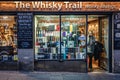 Liquor store in Edinburgh, Scotland Royalty Free Stock Photo