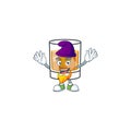 Liquor whiskey in the cartoon character elf. Royalty Free Stock Photo