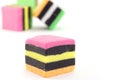 Liquorice allsorts. Royalty Free Stock Photo