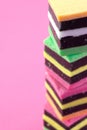 Liquorice allsorts. Royalty Free Stock Photo