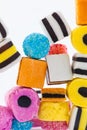 Liquorice allsorts Royalty Free Stock Photo