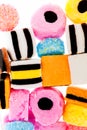 Liquorice allsorts Royalty Free Stock Photo