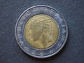 500 liras coin, Italy