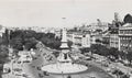 lisboa avenida da liberade a Praca negli anni 50 Royalty Free Stock Photo