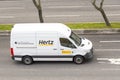 Commercial vehicle rental from The Hertz Corporation Royalty Free Stock Photo