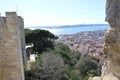 Lisbon from above the castle walls