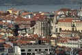 Lisbon aerial panorama landscape cityscape