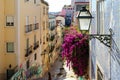 LISBON BAIRRO ALTO, PORTUGAL - AUG 04: Relaxed lifestyle in a street of the old town of Lisbon in Bairro Alto district, Lisbon