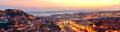 Lisbon beautiful panorama Royalty Free Stock Photo