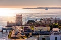 Lisbon, Belem Tower and Tagus River, Portugal Royalty Free Stock Photo