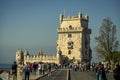 Lisbon, Belem Tower - Tagus River, Portugal Royalty Free Stock Photo