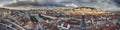 Lisbon city panorama from above