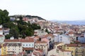 Lisbon Cityscape - Castle, Cathedral and Red Rooftops