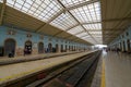 Lisbon CP Santa Apolonia station in Lisbon, Portugal Royalty Free Stock Photo