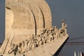 Lisbon discovery monument by the river Royalty Free Stock Photo