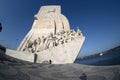 Lisbon discovery monument by the river Royalty Free Stock Photo