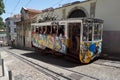 Portugal, Lisbon, the district of Bairro Alto, the tram