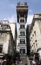 LISBON. Elevator de Santa Justa Royalty Free Stock Photo