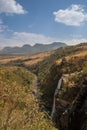 The Lisbon Falls and river in forest of Mpumalanga, South Africa Royalty Free Stock Photo