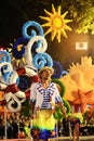 Lisbon Festivities - Carnide Colors, Popular Neighbourhood Parade Royalty Free Stock Photo