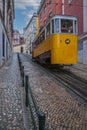 Lisbon Gloria funicular In service since 1885, Lisbon, Portugal
