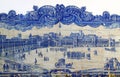 Lisbon historical Azulejo ceramic tiles Royalty Free Stock Photo