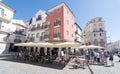 Lisbon streets decorated for the Festas de Lisboa