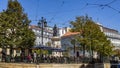 Lisbon Luis de Camoes Square Royalty Free Stock Photo