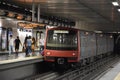 Lisbon Metro in Portugal Royalty Free Stock Photo