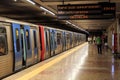 Lisbon Metro train Royalty Free Stock Photo