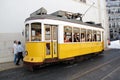 Lisbon most touristic tram Royalty Free Stock Photo