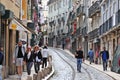 Lisbon narrow street