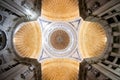 Lisbon, National pantheon interior, dome and ceiling Royalty Free Stock Photo