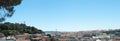 Lisbon panorama, blue sky Royalty Free Stock Photo