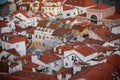 Lisbon panorama. Houses in Lisbon