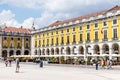 Lisbon Placa do Comercio Royalty Free Stock Photo