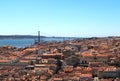 Lisbon, Portugal, 25th of April Bridge Royalty Free Stock Photo
