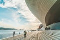 The New Museum Of Art, Architecture and Technology Museu de Arte, Arquitetura e Tecnologia Or MAAT Royalty Free Stock Photo