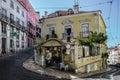 Lisbon, Portugal - 22 august 2018: Old and charming St. Andre restaurant and beer house