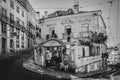 Lisbon, Portugal - 22 august 2018: Old and charming St. Andre restaurant and beer house retro style