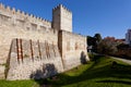 Lisbon, Portugal. Castelo de Sao Jorge aka Saint George Castle. Royalty Free Stock Photo