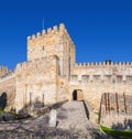 Lisbon, Portugal - Castelo de Sao Jorge aka Saint George Castle. Entrance of the Castelejo Royalty Free Stock Photo