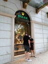 Rolex store front in Lisbon